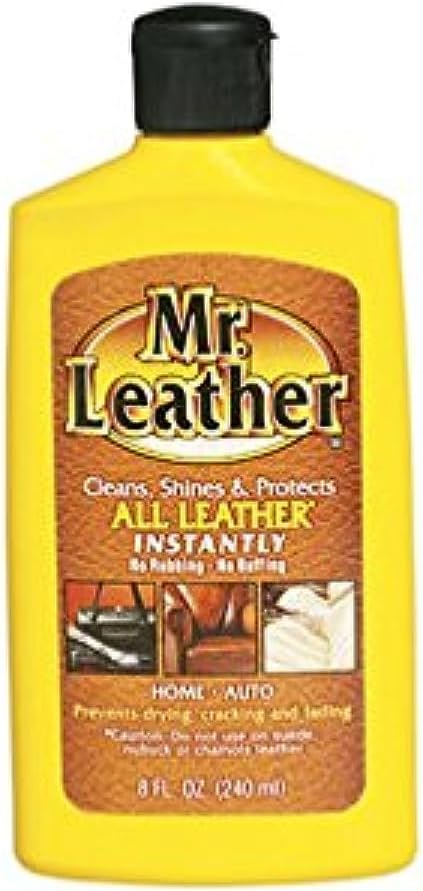 MR. LEATHER Cleaner and Conditioner - Leather Conditioner to Shine & Protect – Leather Protector Liquid – Use as Sofa Cleaner, Boot Cleaner