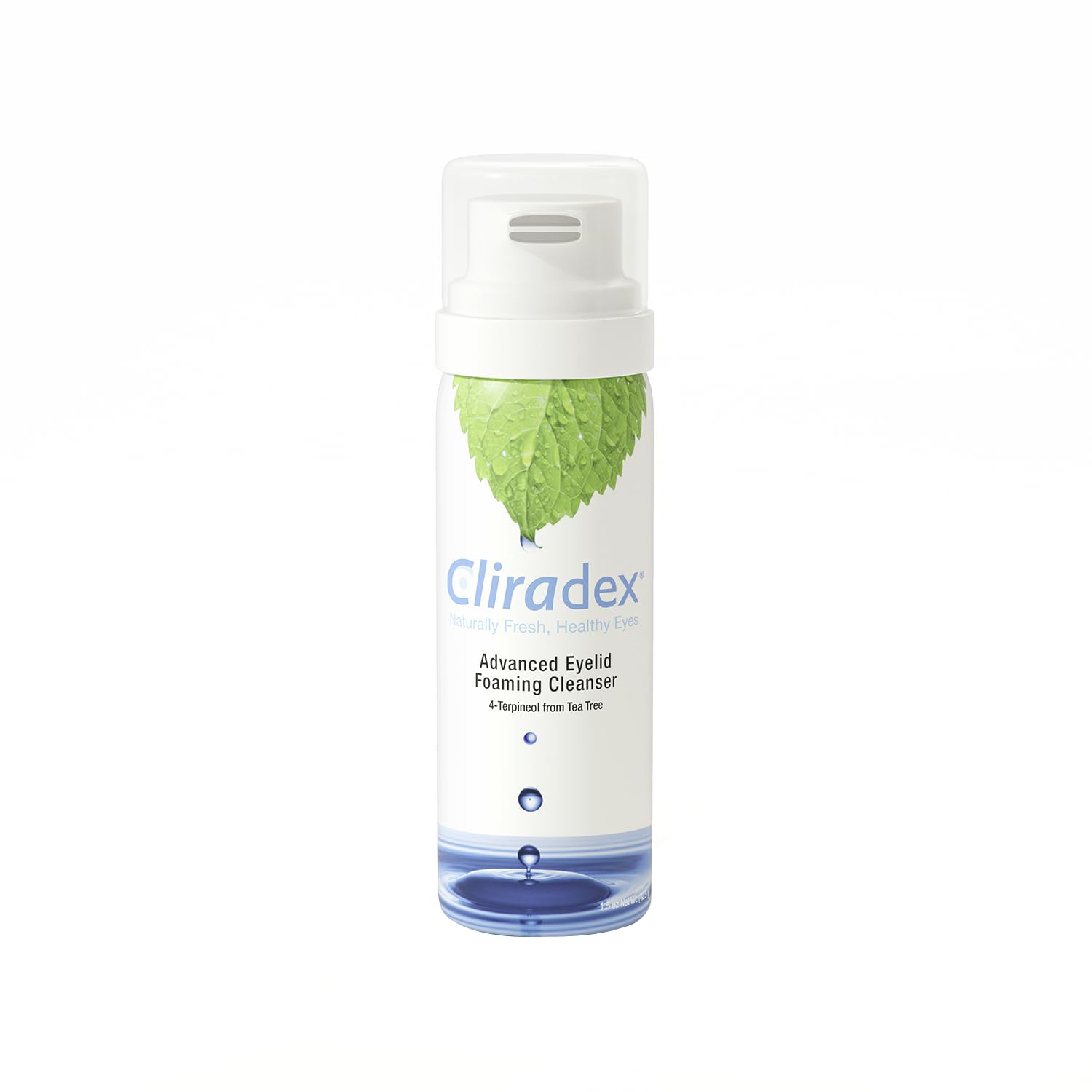 Foaming Eyelid Cleanser with 4-Terpineol from Tea Tree Oil, 1.5 oz | Foaming Cleanser to Clear Dirt & Debris that Allow Demodex Mites to Thrive