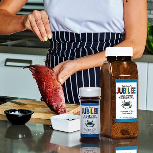Bad Byron’s Jubilee® Seafood Seasoning – 24 oz | Bold Gulf Coast Flavor | Perfect for Shrimp, Fish, Crab & More | All-Purpose Cajun-Style Blend