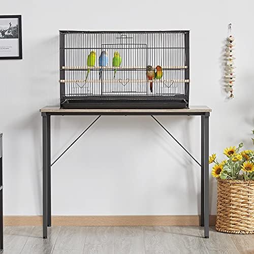 Yaheetech Pack of 2 Stackable Rectangle Breeding Flight Parakeet Bird Cage for Finches Budgies Cockatiels Conures Lovebirds Canaries Parrots