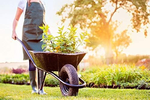 Easy Fit 4.00-6 Flat-Free Wheel Assembly for Residential Wheelbarrow