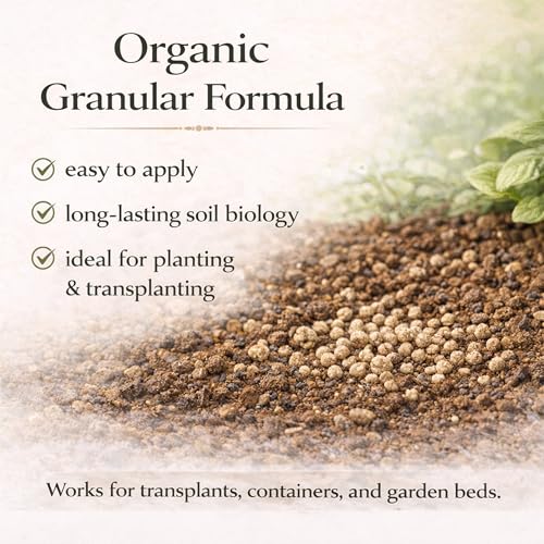 Mycorrhizal Fungi Plus Starter Fertilizer for Plants, Made in The USA, Plant Success Organics, Root Stimulator, Treats 480 Plants