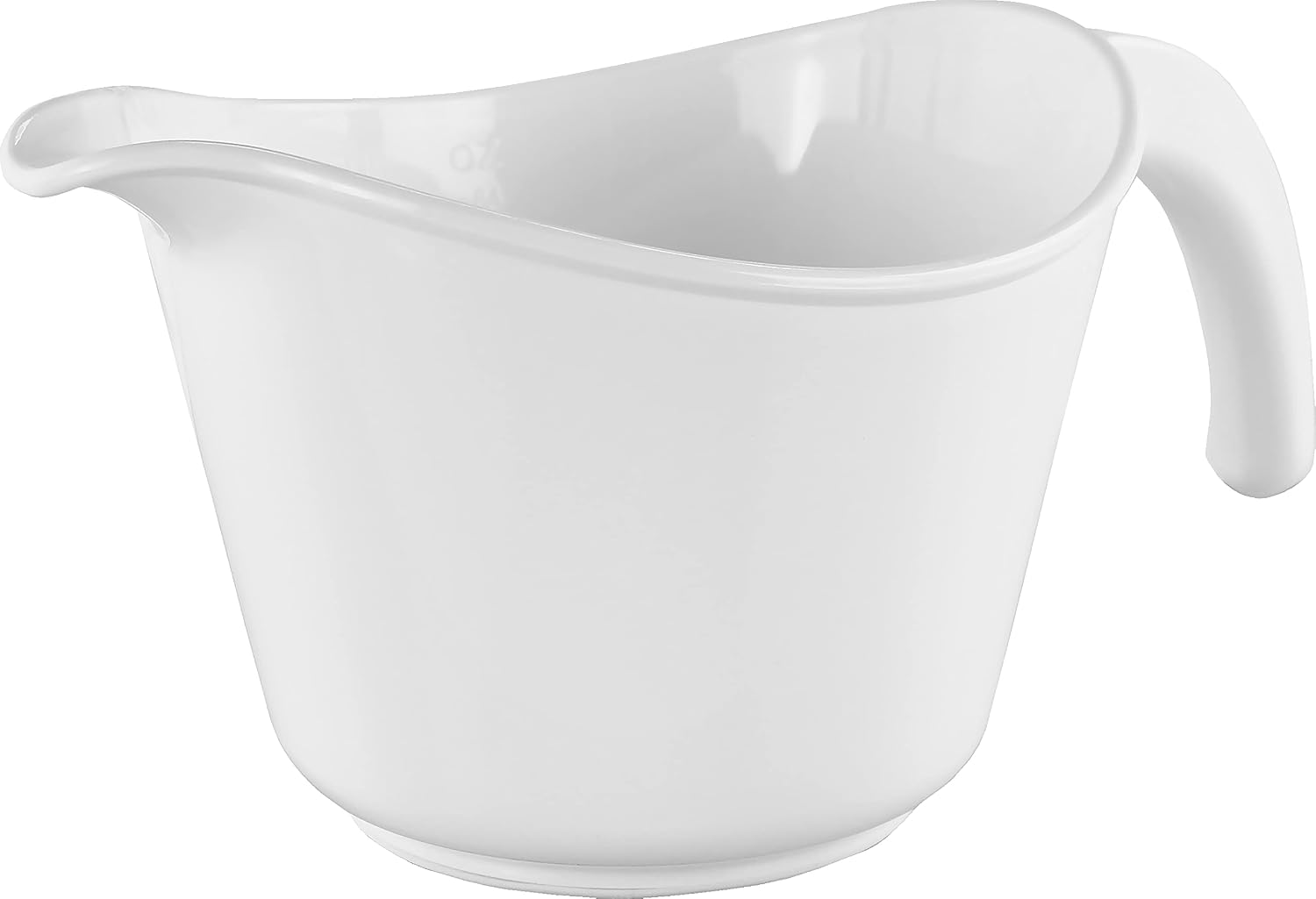 Reston Lloyd, Batter Bowl With Pour Spout, Non-Slip Base, Erogonomic Space Saving Detachable Handle, 2 QT Heavy Duty BPA-Free Microwave & Dishwasher Safe, Plum