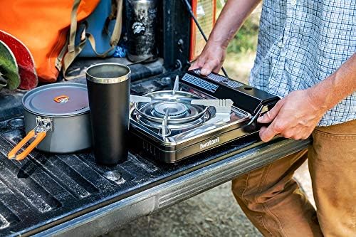 Iwatani Cassette Feu Butane VA-30 Camp Stove, one, BLACK