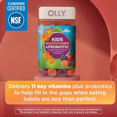 OLLY Kids Multivitamin & Probiotic Gummy, Digestive Support - 70 Count