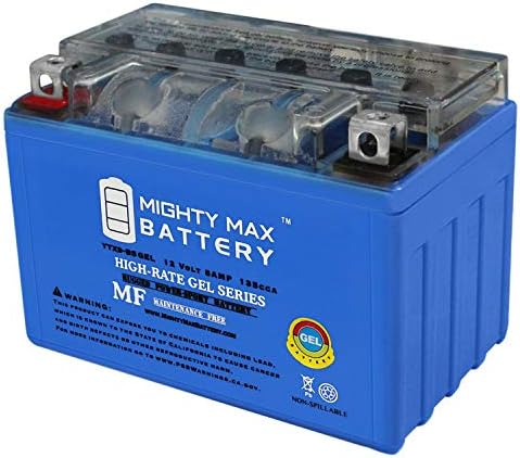 Mighty Max Battery YTX4L-BS GEL - 12 Volt 3 AH, GEL Type, 50 CCA, Rechargeable Maintenance Free SLA AGM Motorcycle Battery