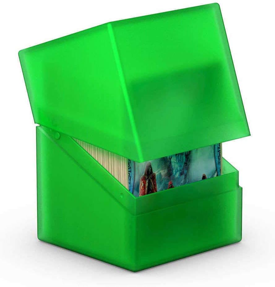 Ultimate Guard Boulder 100+ Classic, Deck Case for 100 Double-Sleeved TCG Cards, Emerald, Secure & Durable Storage for Trading Card Games, Soft-Touch Finish