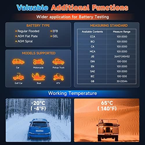 FOXWELL NT301 Plus 2 IN1 OBD2 Scanner Battery Tester with Storage Case Code Reader Scan Tool