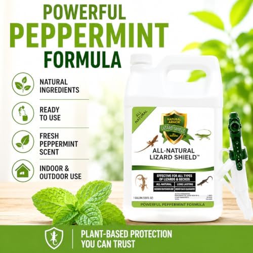 Natural Armor Lizard & Gecko Repellent - 1 Gallon (128 oz) w/Sprayer