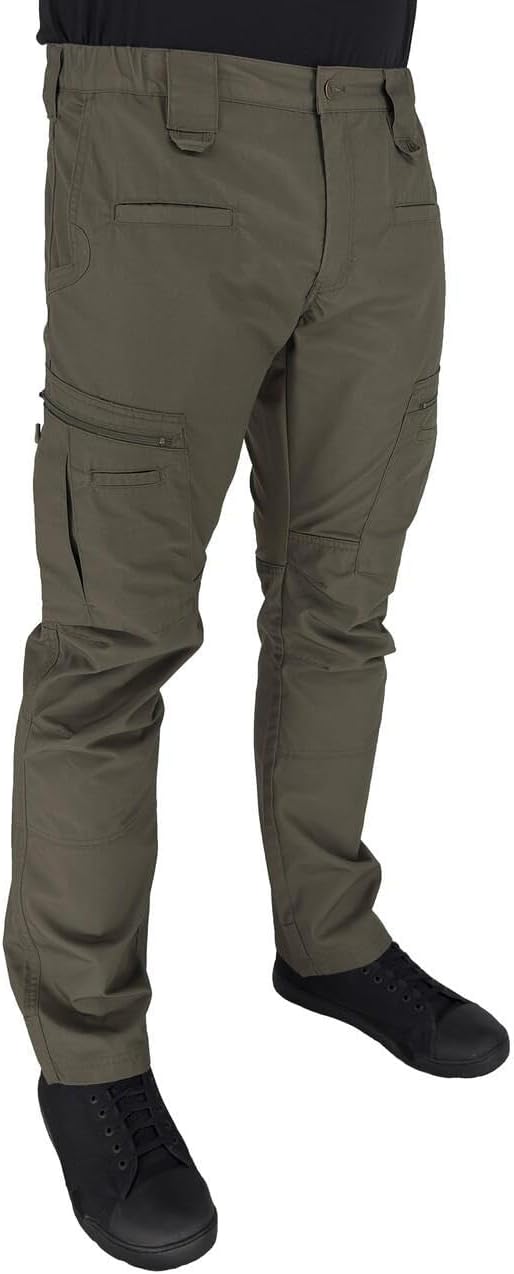 LA Police Gear LAPG Men's Atlas Stretch Tactical Cargo Pants | Durable & Lightweight Ripstop Outdoor Hiking Work Pants for Men