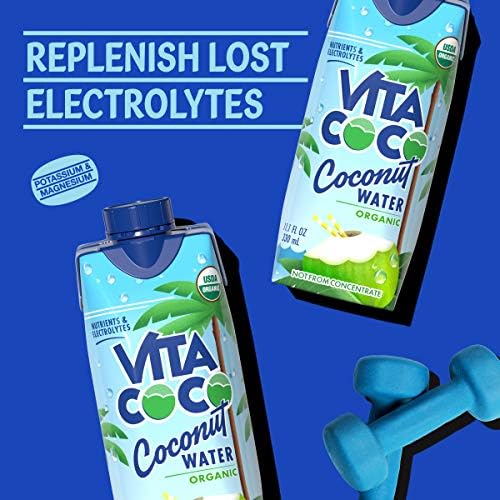 Vita Coco Organic Coconut Water, Original, 11.1 Oz (Pack of 12)