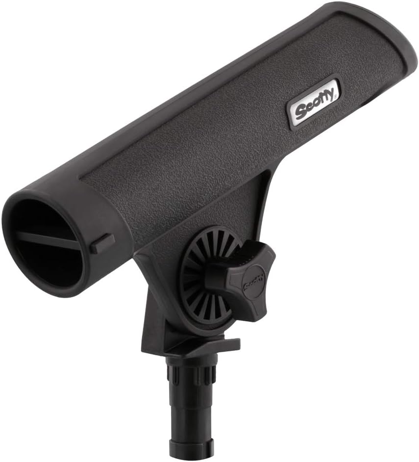 Scotty 349-BK Rodmaster II Rod Holder (No Mount), Black | Durable, Fully Adjustable, 360 Degrees of Rotation