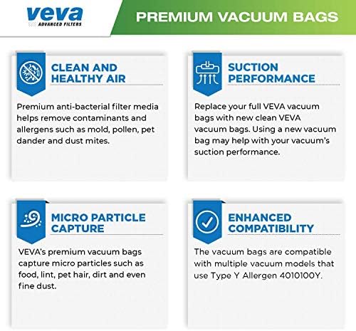 30 Pack Type Y Vacuum Bags for Hoover WindTunnel Upright Vacuum Cleaners, Style Y, Z, Premium Vacuum Bags Model 4010100Y