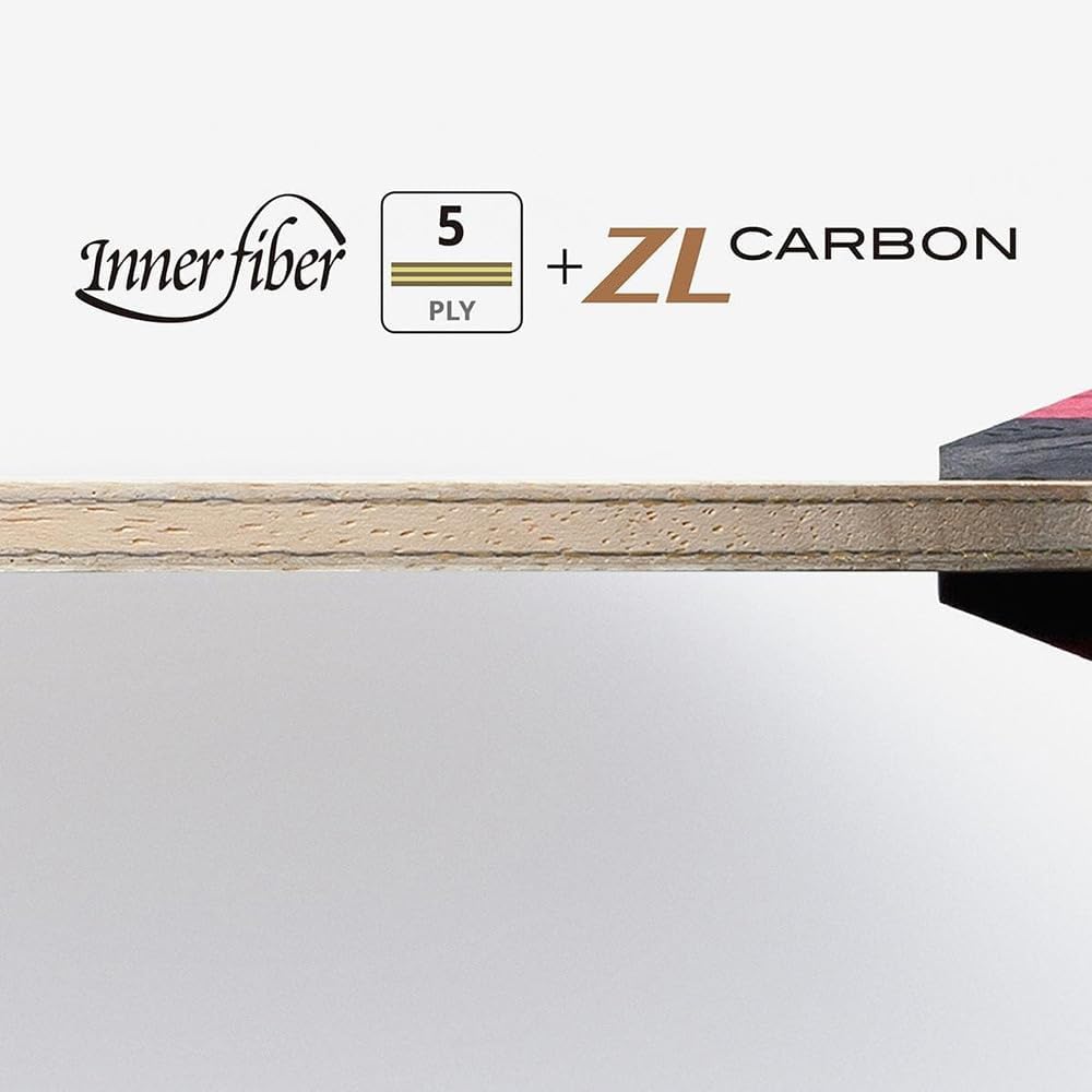 Butterfly Apolonia ZLC Table Tennis Blade - ZL Carbon Blade - Professional Table Tennis Blade - Available in AN, FL, and ST Handle Styles - Made in Japan