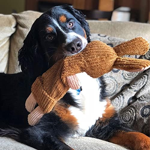 SmartPetLove Snuggle Puppy Tender Tuffs - Water Bottle Cruncher with Puncture Resistant Squeaker - Pig Bottle Cover Dog Toy
