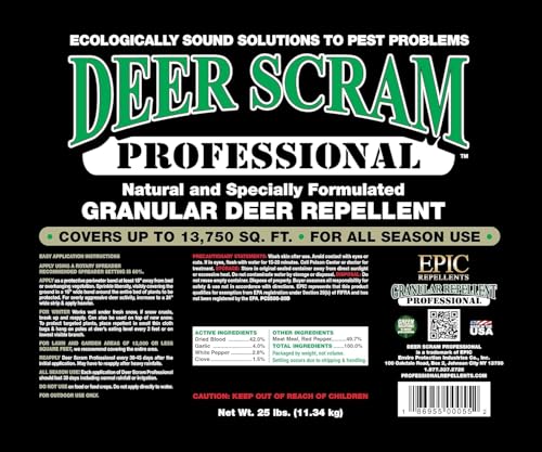 Epic Professional Deer Scram Repellent 25lb Bucket