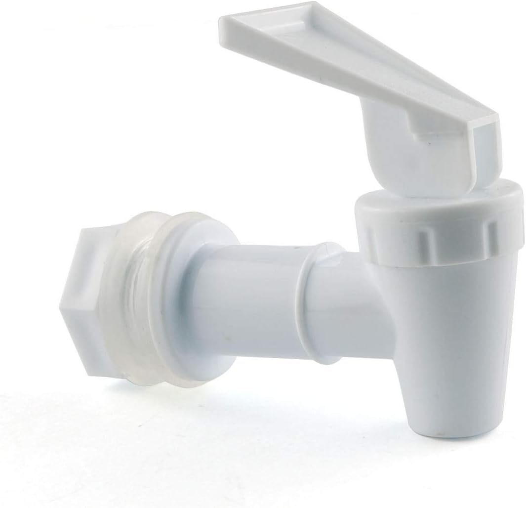 E-outstanding Water Tap 2PCS BPA Free Replacement Cooler Faucets Water Jug Ceramic Crock Spigot Spout Dispenser Valve White