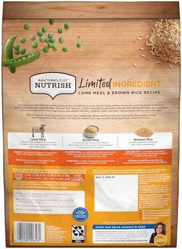 Nutrish Limited Ingredient Dry Dog Food, 6 lb. Bag, (Rachael Ray)