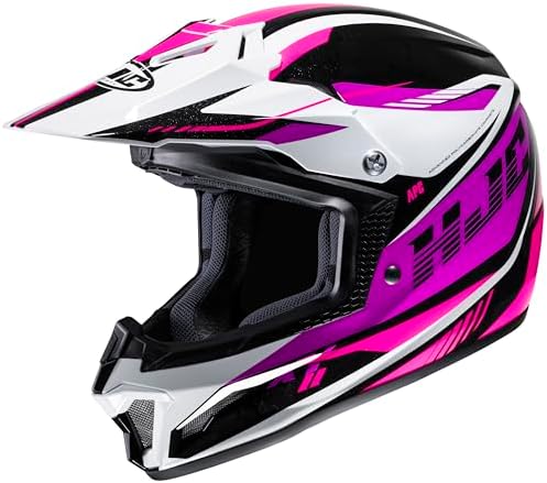 HJC CL-XY II Drift Off-Road Youth Motorcycle Helmet, DOT Approved (MC8, Medium)