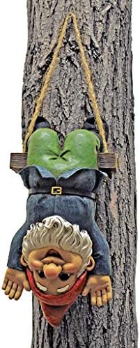 Design Toscano Alfie the Acrobat: Swinging Gnome Statue