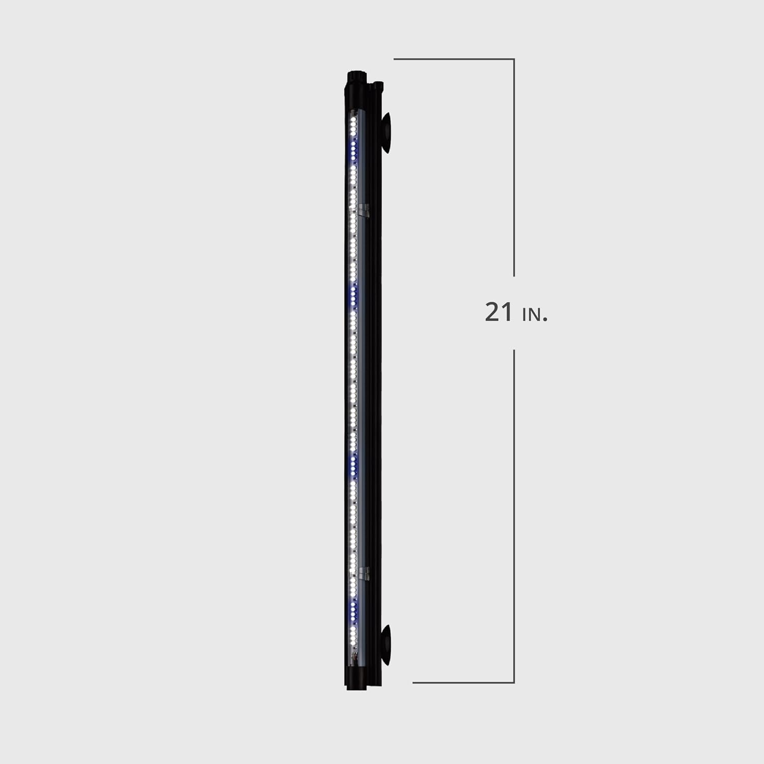 MarineLand Hidden LED Strip Light for Aquariums, White and Blue LEDs