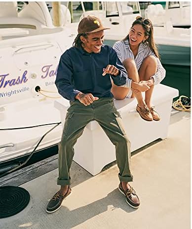 Sperry Men's Authentic Original 2-Eye Boat Shoe, Brown, 8 W US