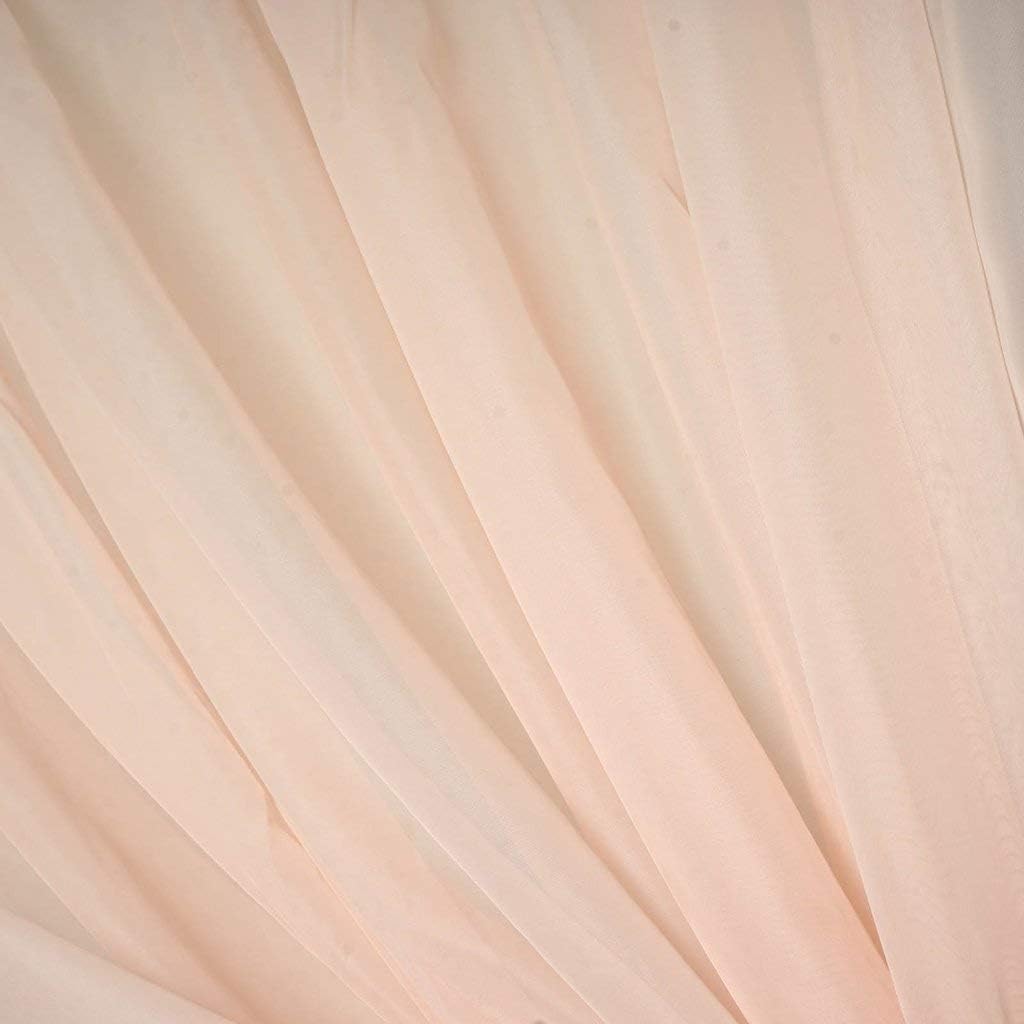 AK TRADING CO. 120" Wide (10Ft Wide) Sheer Voile Drape Panels for Backdrop, Wedding Events, Ceiling Drapes, Event Masking, & Decor - Select from 6ft to 50ft Length. (10 feet x 20 feet, Red)