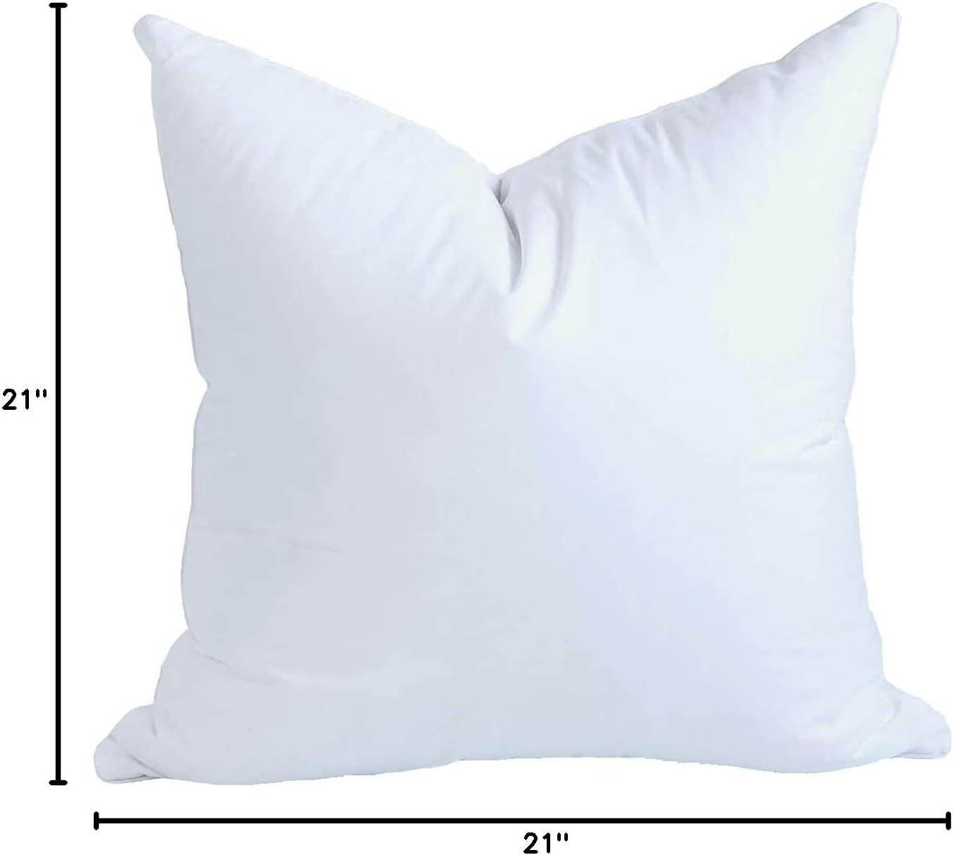 MoonRest® 26x26 Inch Synthetic Down Alternative Square Pillow Insert Form Stuffer for Sofa Shams, Decorative Throw Pillow