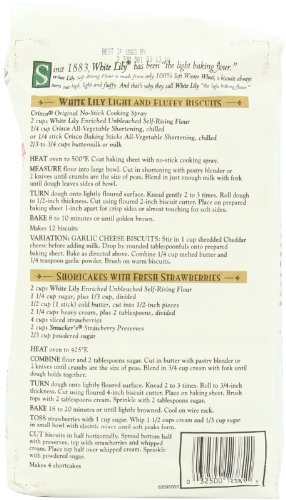 White Lily Unbleached Self-Rising Flour, 5-lb bags (2-Pack)