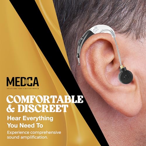 Behind the Ear Sound Amplifier - BTE Hearing Ear Amplification Device and Digital Hearing Aids for Seniors PSAD for the Hard of Hearing
