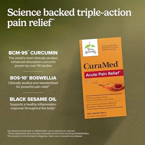 Terry Naturally CuraMed Acute - Muscle Soreness & Pain Relief - 60 Count