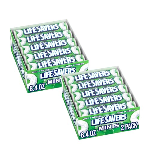 LIFE SAVERS Butter Rum Hard Candy Bulk, 1.14 ounce (20 Single Packs) | Buttery rum hard candy in single packs, easy to share at the desk, on commutes, road trips or in a candy bowl at game night