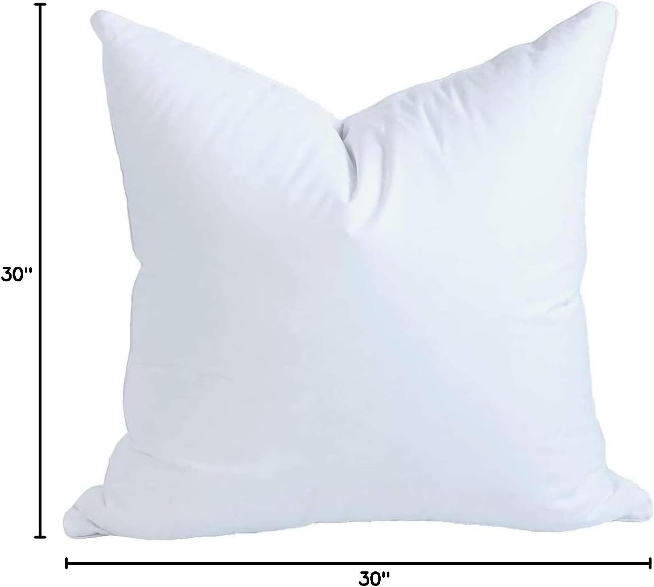 MoonRest® 26x26 Inch Synthetic Down Alternative Square Pillow Insert Form Stuffer for Sofa Shams, Decorative Throw Pillow
