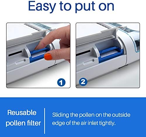 16 Packs-Reusable Pollen Filters, Compatible with Philips DreamStation and BiPAP Machines, CPAP Filters Replacement Supplies Accessories