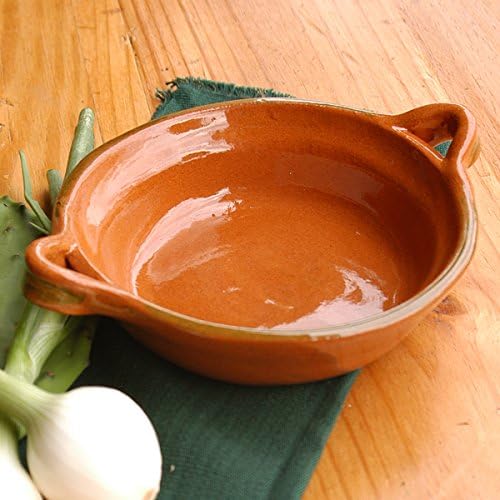 Mexican Clay Mini Unlidded Cazuela, 12 Ounces