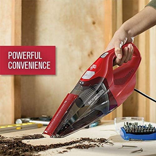Hoover Dirt Devil Scorpion Plus QuickFlip Handheld Vacuum Cleaner | Powerful Suction, Lightweight, Includes Quick Flip Crevice Tool
