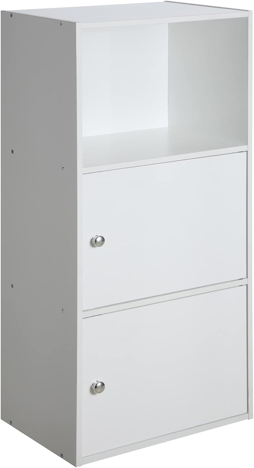 Convenience Concepts Xtra Storage 2 Door Cabinet, White (151187W)
