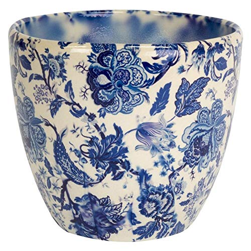 Ivyline Monza 6" Vintage Planter - Blue