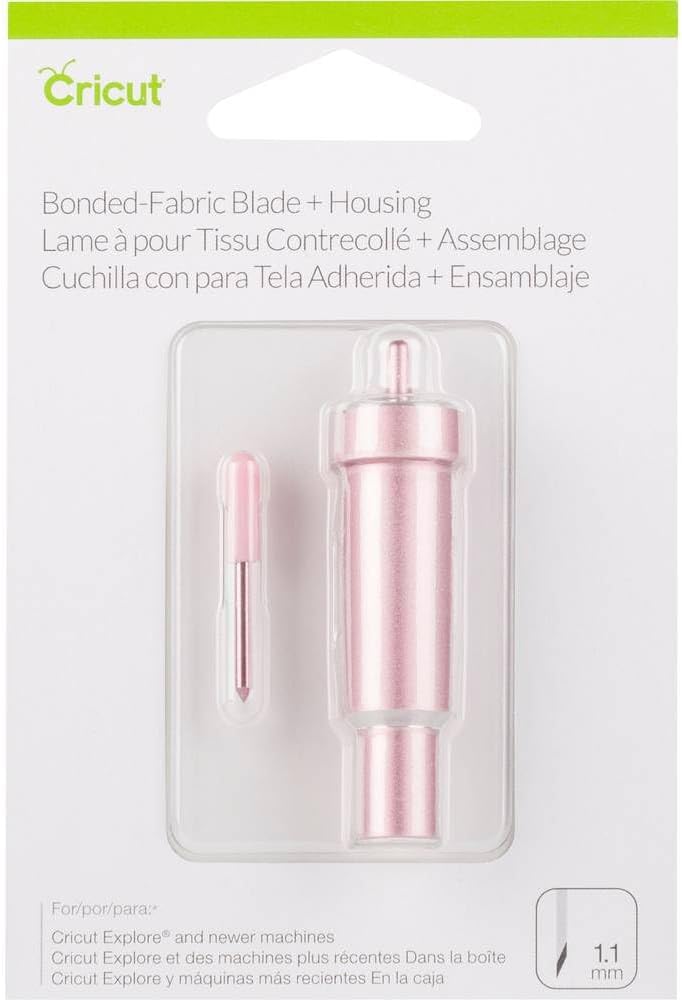Cricut Bonded-Fabric Blade + Housing, German Carbide Cutting Blade | Cut Intricate Designs in Bonded Fabric