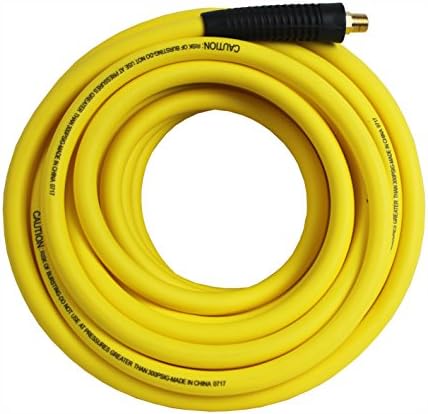 MaxWorks 50 Foot Auto Rewind Retractable Air Hose Reel with 3/8" Rubber Hose 250 PSI Heavy Duty Steel Spring Multi Position Ratchet and Solid Brass Fittings for Garage and Workshop (80720)