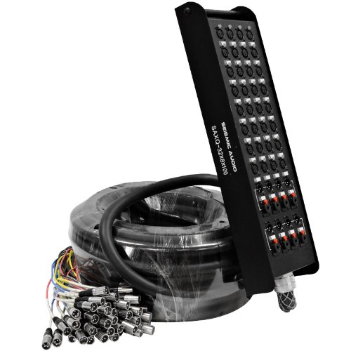 Seismic Audio - SAXQ-16x8x25 - 16 Channel 25' XLR Snake Cable with XLR and 1/4" Returns on the Box