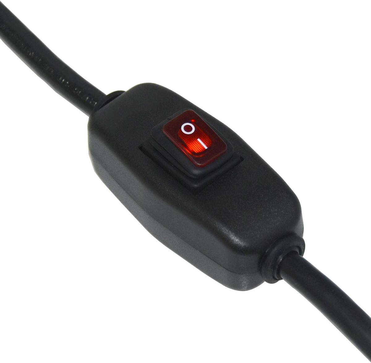 6ft 18 Gauge 3 Prong Heavy Duty Power Cord with Inline Switch