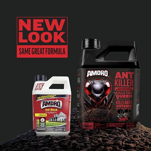 Amdro Ant Killer for Outdoor Home Perimeter, 24 Oz | Controls 25 species, outdoor ant bait, works up to 3 months, for lawns, landscaped areas, ornamental gardens