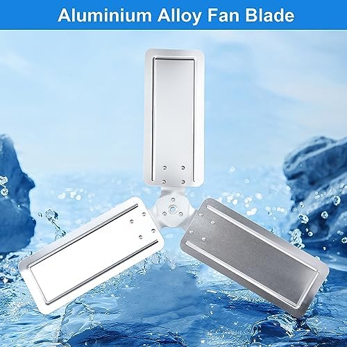 Simple Deluxe 20 Inch 3-Speed High Velocity Heavy Duty Metal Industrial Floor Fans Quiet for Home, Commercial, Residential, and Greenhouse Use