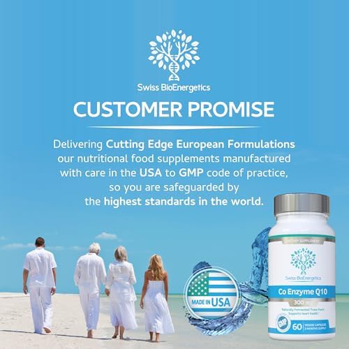 Co Enzyme Q10 CoQ10 300mg 60 Capsules - Superior Naturally Fermented Trans Form