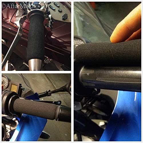 Grip Covers for Big Hands Thicken Your Grips Snug Fit Over 1.2-1.4 inch Grips on Harley BMW Yamaha Honda Kawasaki Suzuki Triumph Can-Am Spyder 5