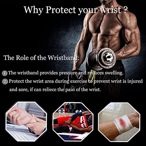 YUNYILAN 2 Pack Wrist Brace Adjustable Wrist Support Wrist Straps for Fitness Weightlifting, Tendonitis, Carpal Tunnel Arthritis