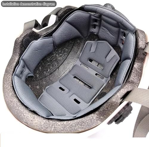 Motorcycle Helmet Liner for HJC CS-R3, Replaceable Soft Foam Padding Set, Breathable Helmet Inner Liner, Detachable and Washable, Suitable for Daily Cycling,A Black