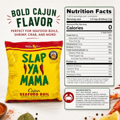 Slap Ya Mama Cajun Seafood Boil Seasoning for Crawfish, Crab and Shrimp