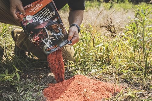 WILDGAME INNOVATIONS Apple Crushed 5lb Deer Attractant | Powerful Long-Lasting Nutrient-Filled Sweet Ripe Apple Deer Feed for Hunting & Game Tracking